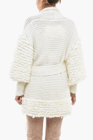 Crochet Maxi Cardigan with Belt