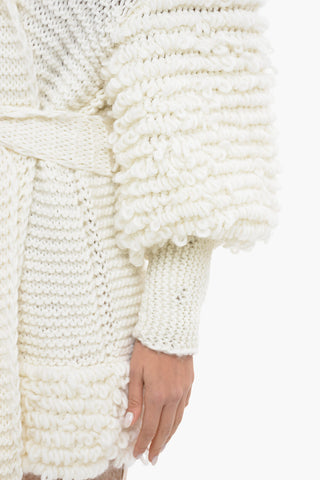 Crochet Maxi Cardigan with Belt