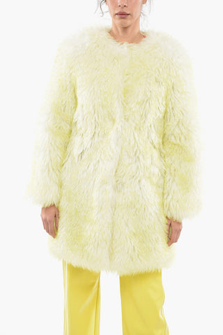 Mohairjacke mit verdecktem Verschluss
