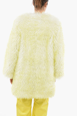 Mohairjacke mit verdecktem Verschluss