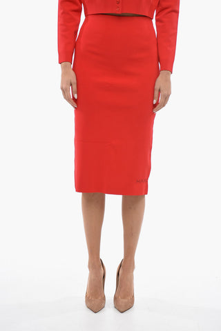 Stretchy Longuette Pencil Skirt