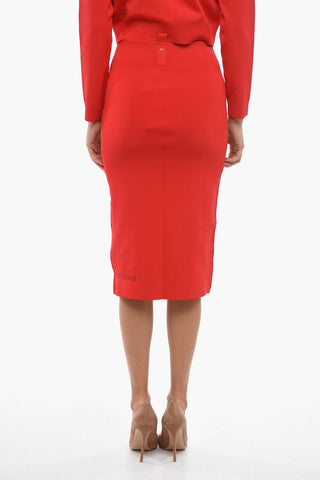 Stretchy Longuette Pencil Skirt