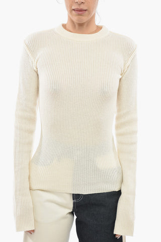 Cashmere Blend Sweater with Removable Turtleneck