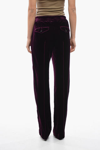 Chenille Pants With Coulisse