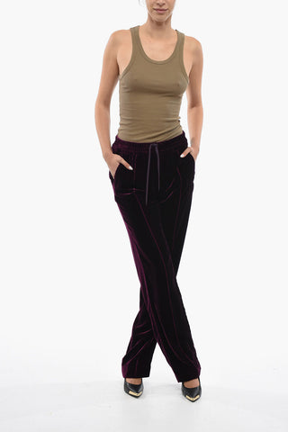 Chenille Pants With Coulisse