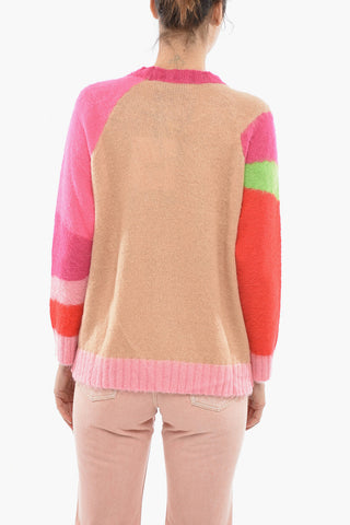 Maglione In Misto Lana Girocollo