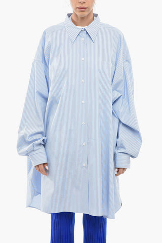 MM4 Camicia UNISEX Oversized con Fantasia a Righe