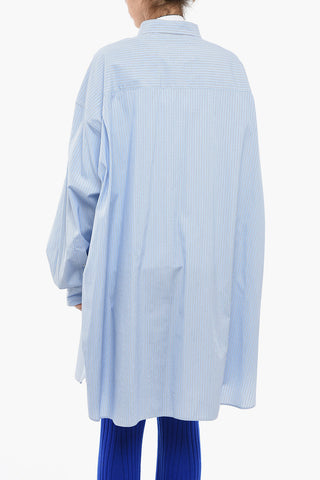 MM4 Camicia UNISEX Oversized con Fantasia a Righe