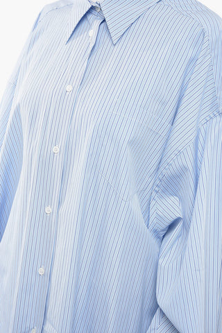 MM4 Camicia UNISEX Oversized con Fantasia a Righe