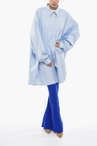 MM4 Camicia UNISEX Oversized con Fantasia a Righe