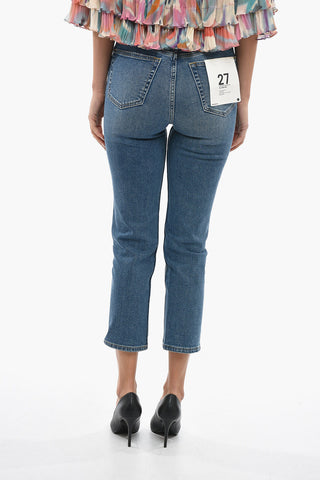 High-Waisted Straight Leg 70s STOVE PIPE Jeans 17cm