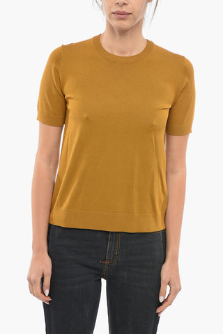 Viscose Blend Crewneck T-shirt