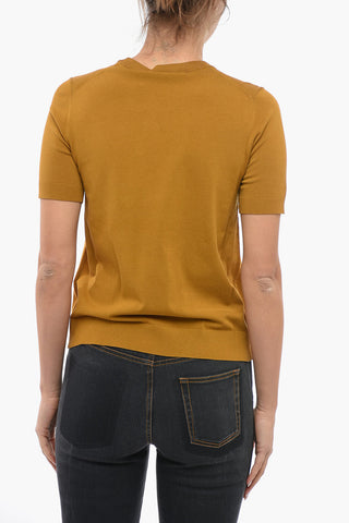 Viscose Blend Crewneck T-shirt