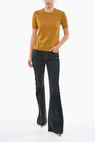 Viscose Blend Crewneck T-shirt