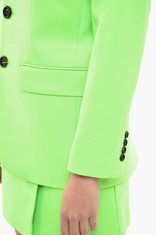 Flip Pockets Single-breasted Blazer