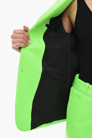 Flip Pockets Single-breasted Blazer