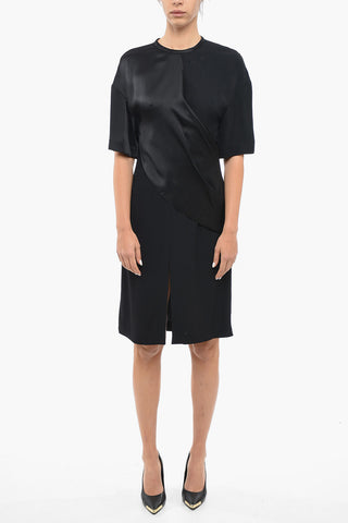 Abito Tee-Dress Drop Shoulder con Design Drappeggiato