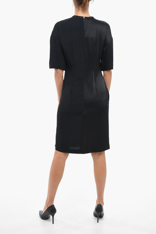 Abito Tee-Dress Drop Shoulder con Design Drappeggiato