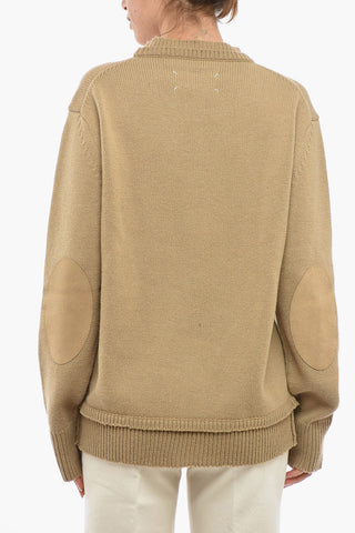 UNISEX MM4 Wool-blend Sweater with Double-layered Detail
