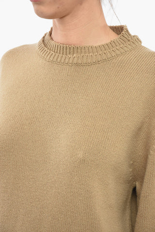 UNISEX MM4 Wool-blend Sweater with Double-layered Detail