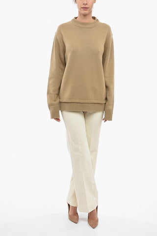 UNISEX MM4 Wool-blend Sweater with Double-layered Detail