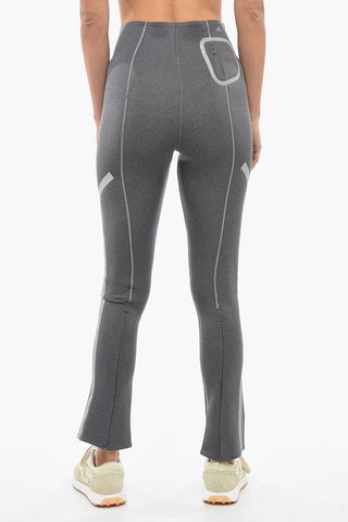 ADIDAS Running Leggings with Zipped Detail