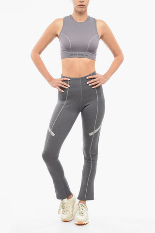 ADIDAS Running Leggings with Zipped Detail