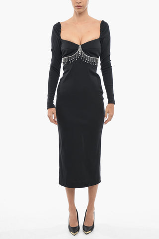 Tubino BUSTIER con Cristalli e Spacco Posteriore