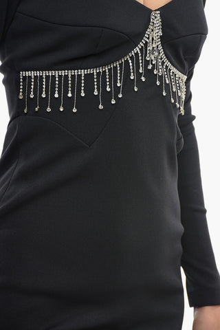 Tubino BUSTIER con Cristalli e Spacco Posteriore