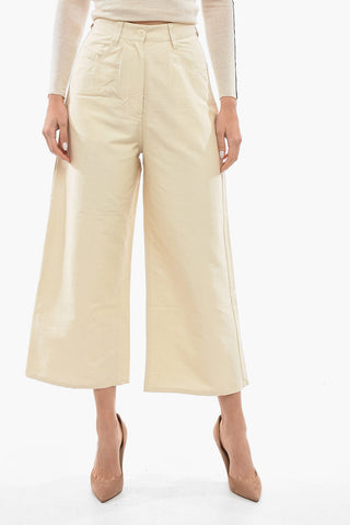 High-Waist Cotton ALIADI Palazzo Pants