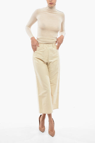 High-Waist Cotton ALIADI Palazzo Pants