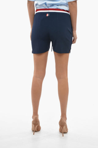 Strtchy Shorts With Drawstrings