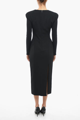 Vestito Maxi Con Spacco Posteriore 
