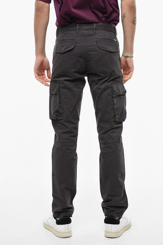 Stretch Cotton Cargo Trousers
