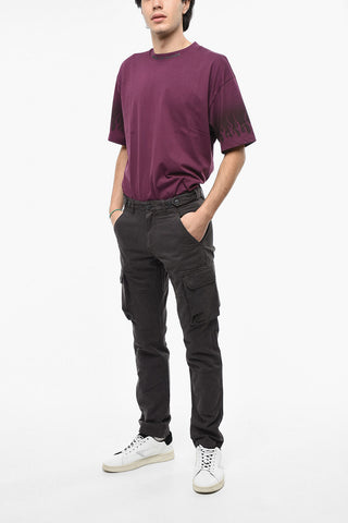Stretch Cotton Cargo Trousers