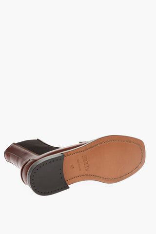 Chelsea Leather Booties ALDA with Penny Toe