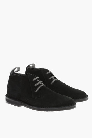 ID Polacchine in Suede con Interno in Lana