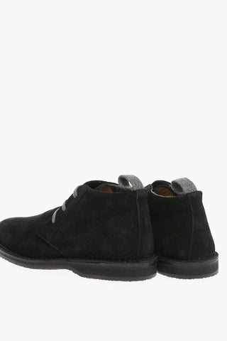 ID Polacchine in Suede con Interno in Lana