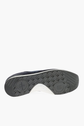 ID Sneakers in Suede con Inserti in Lana