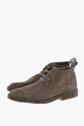 ID Polacchine in Suede con Interno in Lana