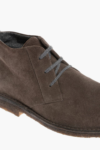 ID Wool Lined Suede Desert Booties
