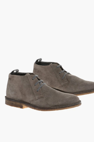 ID Polacchine in Suede con Interno in Lana