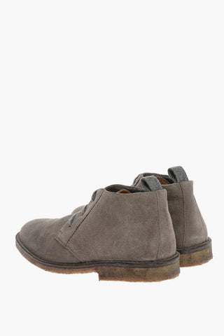 ID Polacchine in Suede con Interno in Lana
