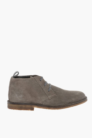 ID Polacchine in Suede con Interno in Lana