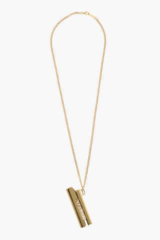 Collana a Catena con Pendente Porta Accendino