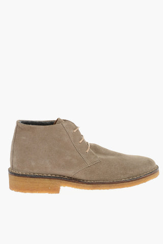 ID Polacchine in Suede con Interno in Lana