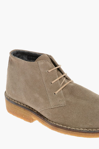 ID Polacchine in Suede con Interno in Lana