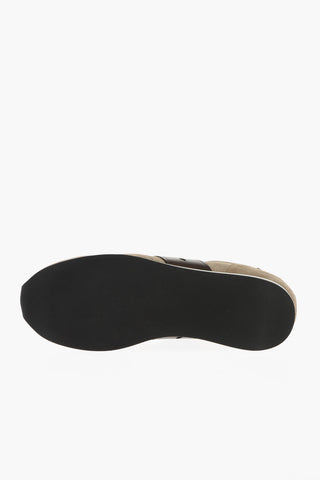 ID Suede Sneakers with Side Leather Inserts