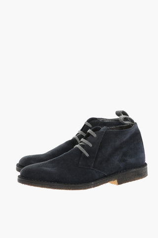 ID Polacchine in Suede con Interno in Lana