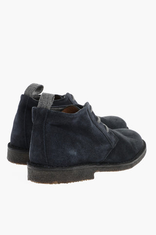 ID Polacchine in Suede con Interno in Lana